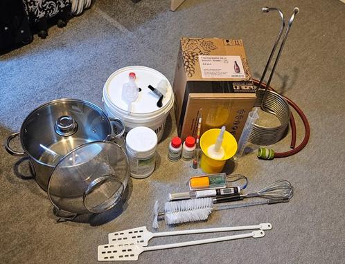 Zelf bier brouwen – complete set, Hobby en Vrije tijd, Overige Hobby en Vrije tijd, Gebruikt, Ophalen