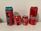 Blikjes Coca Cola diverse formaten, Verzamelen, Merken en Reclamevoorwerpen, Ophalen of Verzenden