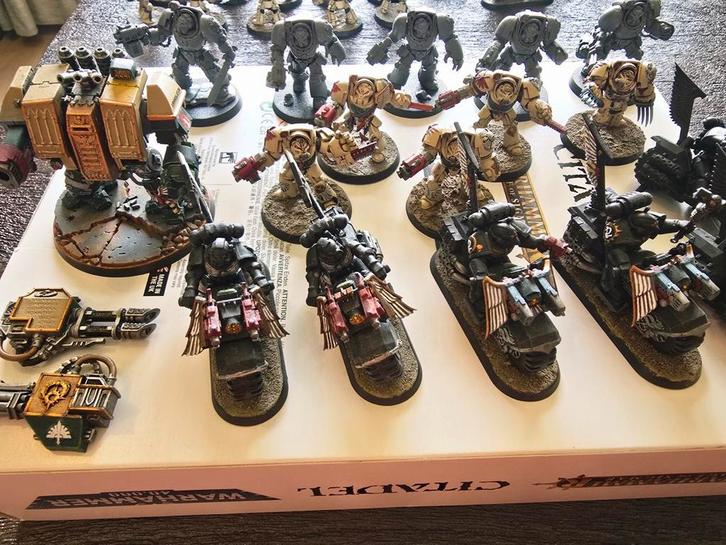 40k Dark Angel units aangeboden., Hobby en Vrije tijd, Wargaming, Zo goed als nieuw, Warhammer 40000, Figuurtje(s), Ophalen of Verzenden