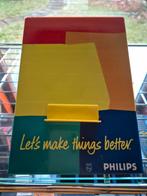Vintage Philips Display Stand - 'Let's Make Things Better', Ophalen of Verzenden, Zo goed als nieuw