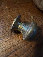 Antieke koperen deurknop. Doorsnede roset 6 cm, Antiek en Kunst, Ophalen