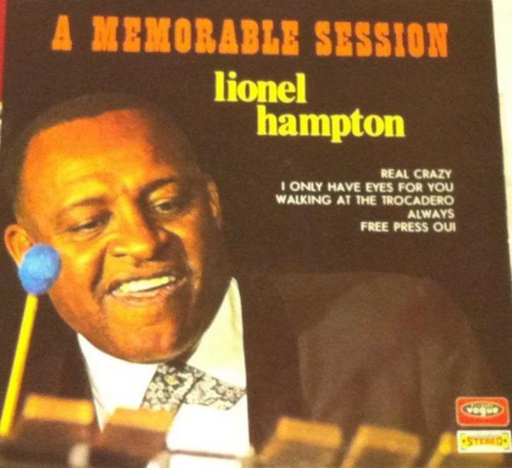 LP - Lionel Hampton ‎– A Memorable Session, Cd's en Dvd's, Vinyl | Jazz en Blues, Gebruikt, Jazz, 1960 tot 1980, 12 inch, Ophalen of Verzenden