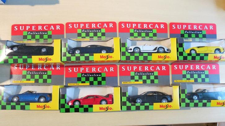 Maisto Auto Shell collectie 8x NIEUW, Hobby en Vrije tijd, Modelauto's | 1:43, Nieuw, Ophalen of Verzenden