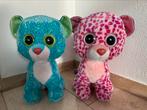 Ty Beanie Boo XL, Leona en Glamour leopaard, 42 cm, Kinderen en Baby's, Speelgoed | Knuffels en Pluche, Ophalen of Verzenden, Zo goed als nieuw