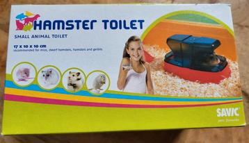 Klein knaagdieren -Hamster- toilet + extra navulling - NIEUW beschikbaar voor biedingen