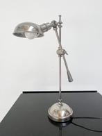 Zilverkleurige Bocx tafellamp, 1980's, Gebruikt, 50 tot 75 cm, Vintage, Ophalen of Verzenden
