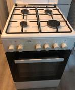 Smal gasfornuis 50cm breed met oven . 150,-, Witgoed en Apparatuur, Kookplaten, 4 kookzones, Vrijstaand, Zo goed als nieuw, Ophalen