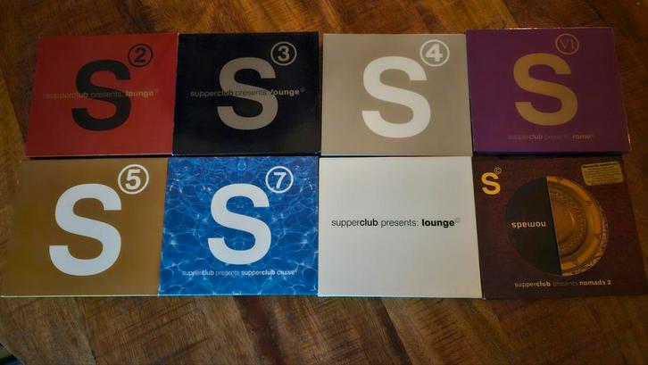 8 CD's - Supperclub Lounge Collectie, Cd's en Dvd's, Cd's | Dance en House, Gebruikt, Ophalen of Verzenden