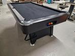 Pooltafel Zwart, Nette Biljarttafel, Pooltafel met Ballen, Ophalen of Verzenden, Gebruikt, Pooltafel