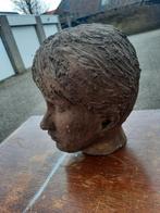 Oud brocant gipsen jongens hoofd.(zwaar), Ophalen