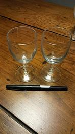 2 Port Glaasjes, Ophalen, Glas of Glazen, Effen, Glas