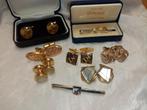 Lot vintage sieraden, Verzenden, Overige materialen, Manchetknopen