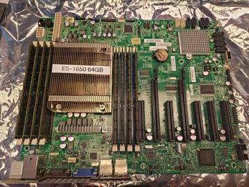 upgrade set Processor E5-1650 3.20 GHz+ Supermicro x9srl-f + beschikbaar voor biedingen