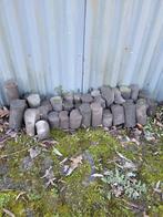 Grijze beton randjes / opsluitbanden, Gebruikt, Klinkers, Ophalen of Verzenden, Minder dan 5 m²