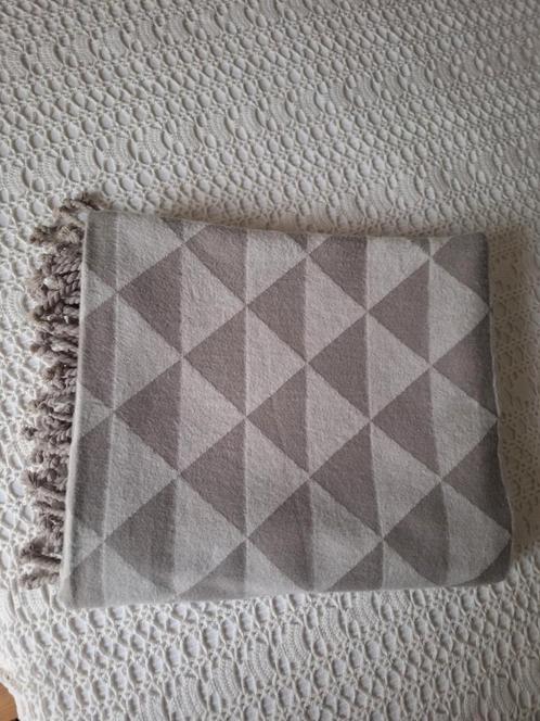 Katoenen plaid voor op bank of bed, Huis en Inrichting, Woonaccessoires | Plaids en Woondekens, Zo goed als nieuw, Ophalen of Verzenden