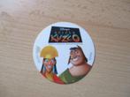 Disney Keizer Kuzco onderzetter Calvé Pindakaas 8cm, Ophalen of Verzenden, Gebruikt, Beeldje of Figuurtje