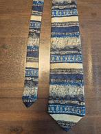 Emilio Sandini stropdas - Blauw met patroon, Kleding | Heren, Stropdassen, Emilio Sandini, Blauw, Ophalen of Verzenden, Zo goed als nieuw