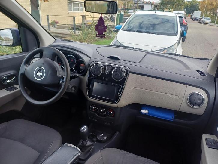 Dacia Lodgy 1.2 TCE 85KW Stepway 2013 Blauw, Auto's, Dacia, Particulier, Lodgy, ABS, Airbags, Airconditioning, Boordcomputer, Centrale vergrendeling