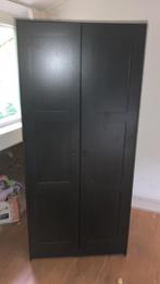 Kledingkast Rakkestad Ikea zwartbruin hang-/leggedeelte, Ophalen, 50 tot 100 cm, Zo goed als nieuw, 150 tot 200 cm