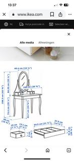 Ikea kaptafel, Huis en Inrichting, Ophalen of Verzenden, Zo goed als nieuw, 50 tot 100 cm, Minder dan 100 cm