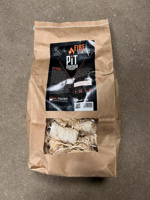 Pitmaster aanmaakwokkels 1 kg (fire starters), Tuin en Terras, Barbecue-accessoires, Nieuw, Ophalen of Verzenden