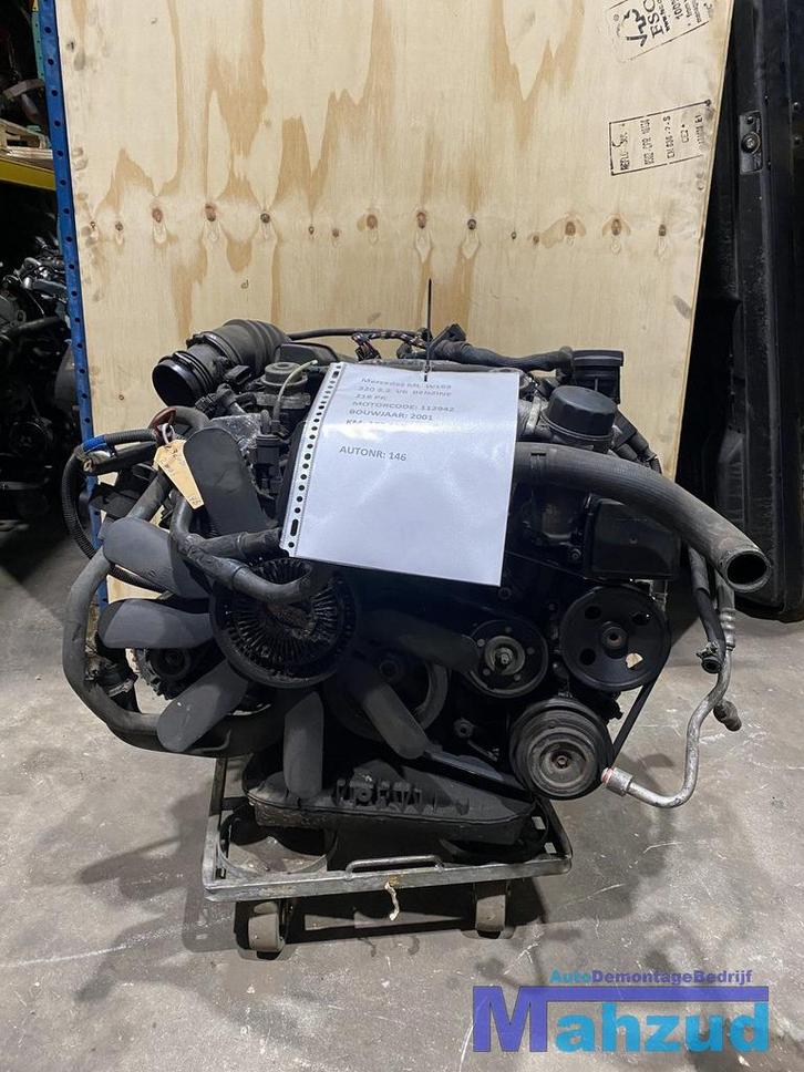 2001 MERCEDES ML W163 320 3.2 V6 MOTORBLOK 112942 MOTOR, Auto-onderdelen, Motor en Toebehoren, Mercedes-Benz, Gebruikt, Ophalen of Verzenden