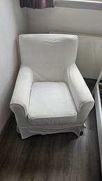 IKEA EKTORP fauteuil wit, Huis en Inrichting, Fauteuils, Ophalen, Gebruikt, Minder dan 75 cm, 75 tot 100 cm