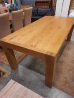 Robuuste massief eiken eettafel 100x200 cm, Huis en Inrichting, Tafels | Eettafels, Ophalen, 100 tot 150 cm, Eikenhout, 200 cm of meer