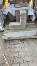 Trottoirband en hoekstuk Grijs (Restpartij) - J&W 117, Tuin en Terras, Bielzen en Borders, Ophalen, Biels, Nieuw, Nvt