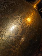 Hanglamp industrieel koper met bloemmotief opruiming, Ophalen of Verzenden, Nieuw, Minder dan 50 cm