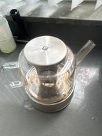 Zwilling Glazen Theepot met Warmer, Ophalen of Verzenden, Gebruikt
