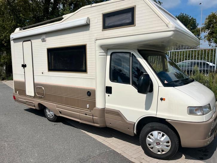 Leuke alkoof camper te koop! FIAT MIZAR 140, Caravans en Kamperen, Campers, Particulier, tot en met 5, Alkoof, Fiat, Fiat, Diesel