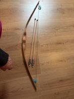 Stoere houten boog met 2 pijlen., Ophalen of Verzenden, Zo goed als nieuw, Overige typen
