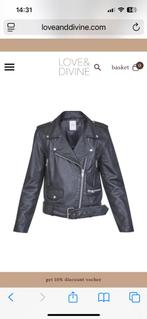 Leren jas maat xs, Ophalen, Zwart, Nieuw, Love & divine
