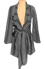 Repeat tuniekje, overslag jurk, vest, gestreept, Mt. S, Kleding | Dames, Repeat, Verzenden, Zo goed als nieuw, Maat 36 (S)