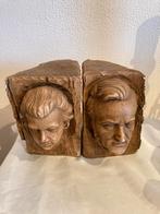 Componisten Boekensteunen - Berk Houtblok Design, Huis en Inrichting, Woonaccessoires | Wandplanken en Boekenplanken, Ophalen of Verzenden