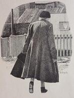 Jan van Eijk litho lopende vrouw 1980, Antiek en Kunst, Kunst | Litho's en Zeefdrukken, Verzenden