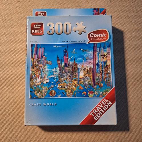 King puzzel 300 stukjes Travel Edition Reis Editie, Hobby en Vrije tijd, Denksport en Puzzels, Zo goed als nieuw, Ophalen of Verzenden