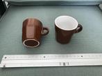 2 donkerbruine espresso koffiekopjes. Nieuw, ongebruikt., Huis en Inrichting, Ophalen of Verzenden, Nieuw, Overige stijlen, Kop(pen) en/of Schotel(s)