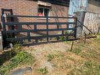 Vrijdragende stalen poort 4 meter doorgang, Tuin en Terras, Ophalen, Zo goed als nieuw, Overige materialen, Overige typen