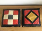 Vintage kussens 2 stuks, Ophalen of Verzenden, Gebruikt, Vierkant