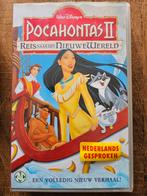 VHS Pocahontas 2 reis naar een nieuwe wereld  Ned. gesproken, Tekenfilms en Animatie, Alle leeftijden, Gebruikt, Ophalen of Verzenden