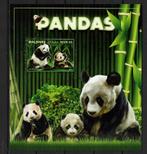 MALDIVES 2017 PF BLOK PAANDA BEREN WILDLIFE ZOOGDIEREN 1, Ophalen of Verzenden, Postfris, Dier of Natuur