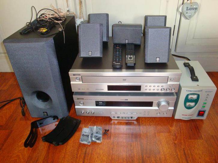 Yamaha HTR-5450 Natural Sound AV 5.1 Receiver set, Audio, Tv en Foto, Stereo-sets, Refurbished, Cd-speler, Dvd-speler, Tuner of Radio