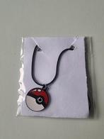 Zwarte Ketting met Pokémon Ball Hanger, Sieraden, Tassen en Uiterlijk, Kettingen, Zwart, Nieuw, Ophalen of Verzenden, Overige materialen