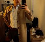 Wool & Cashmere Brown Overcoat, Kleding | Heren, Jassen | Winter, Ophalen of Verzenden, Nieuw, Maat 52/54 (L), Bruin