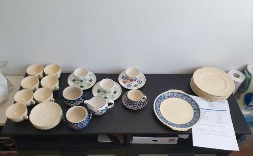 Mooie vintage serviesdelen van Johnson Bros, Boch, Bunzlau, Antiek en Kunst, Antiek | Servies compleet, Ophalen of Verzenden