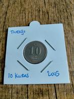 Turkije 10 Kurus 2005, Postzegels en Munten, Munten | Europa | Niet-Euromunten, Verzenden, Overige landen, Losse munt