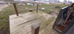 Douglas palen 3000 x 140 x 140 mm watervast vlonder hout, Tuin en Terras, Palen, Balken en Planken, Ophalen, Palen, Zo goed als nieuw