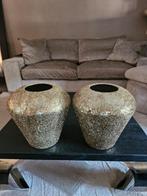 Prachtige vaas mozaïek champagne goud, Ophalen, Overige materialen, Overige kleuren, Nieuw